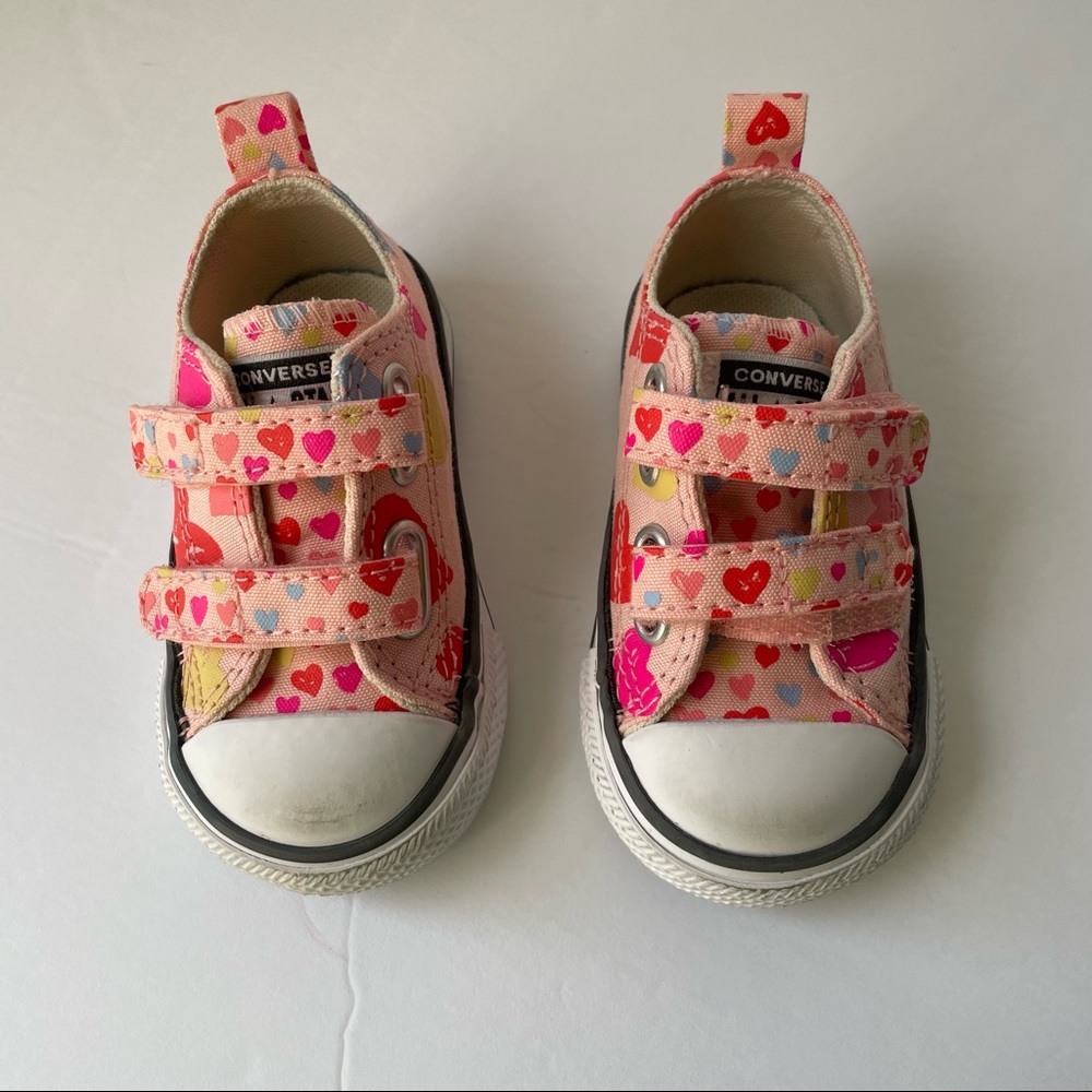 Baby girl Valentines Converse